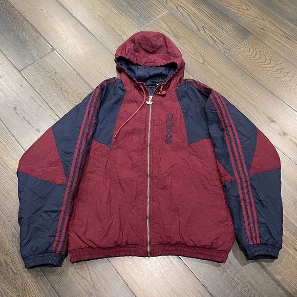 Adidas Vintage Puffer Starter Style Jacket - size L/XL - Picture 1 of 8